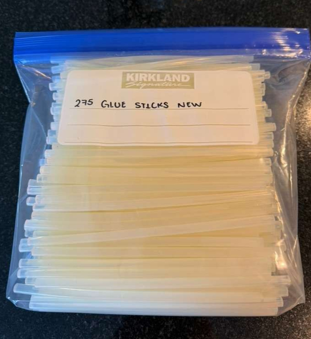 275 Count Hot Glue Sticks Bulk Set – 7.5" Long – All-Purpose Craft Adhesive
